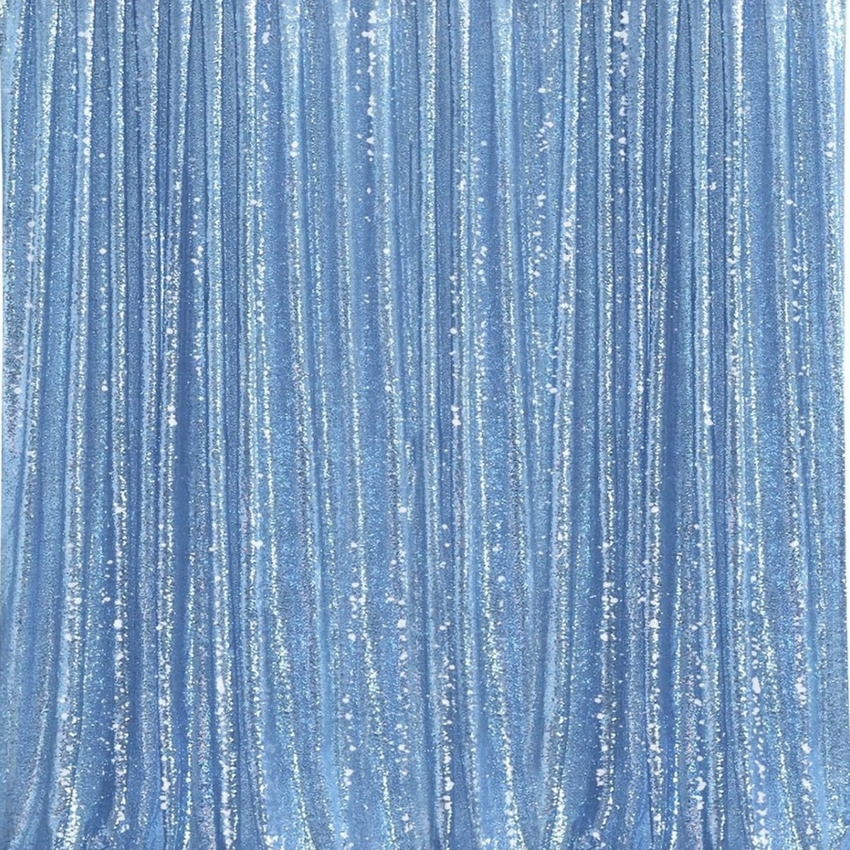 Baby blue sequin backdrop