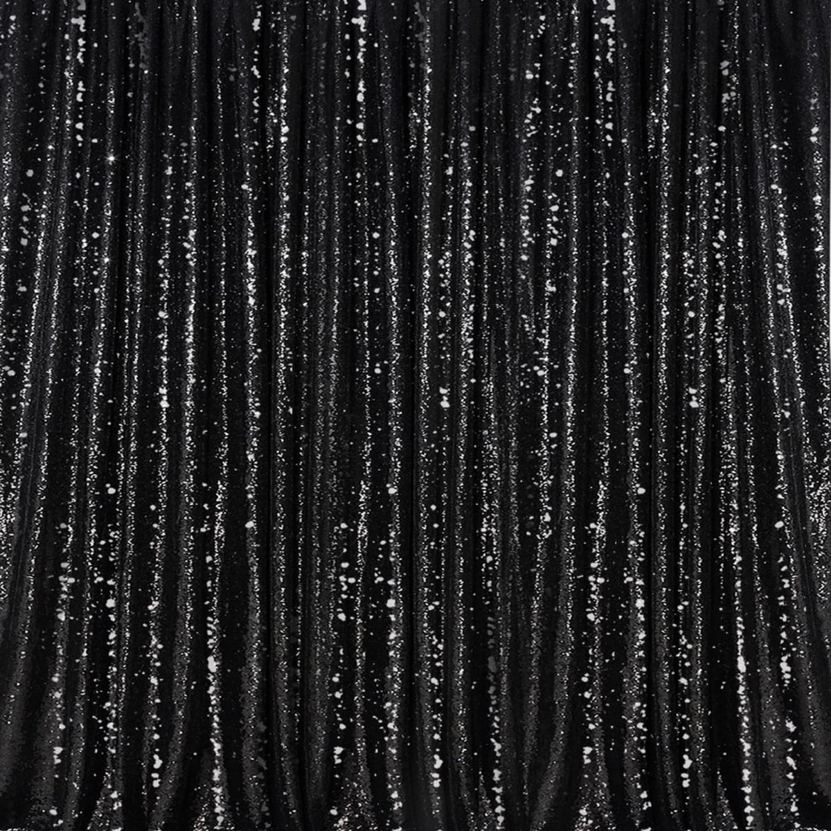 Black sequin backdrop