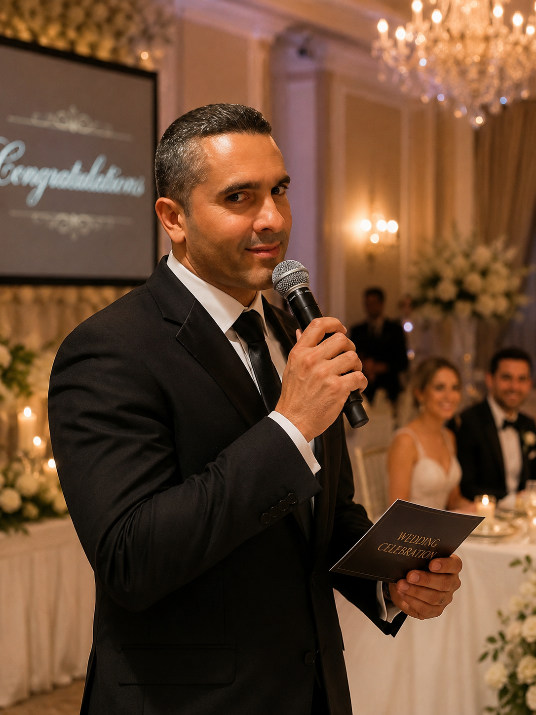 MC Service at wedding reception